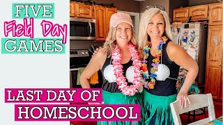 5 END OF SCHOOL YEAR PARTY GAMES! / LAST DAY OF HO