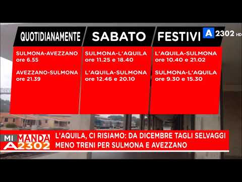 Mi Manda A2302 del 4 gennaio - Nuovi tagli dall'Abruzzo