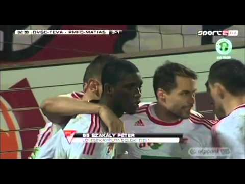 19. forduló DVSC TEVA-PMFC MATIAS 4-1 Szakály Péter gólja
