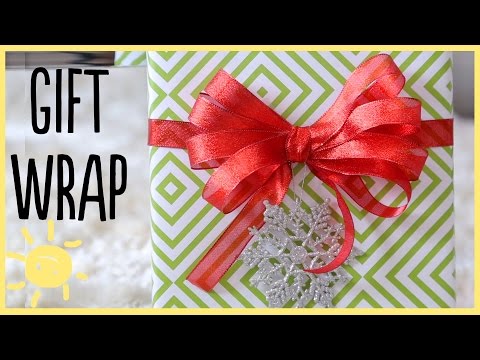 DIY/ Gift Wrap Ideas (+How to Make a Perfect Bow!!)