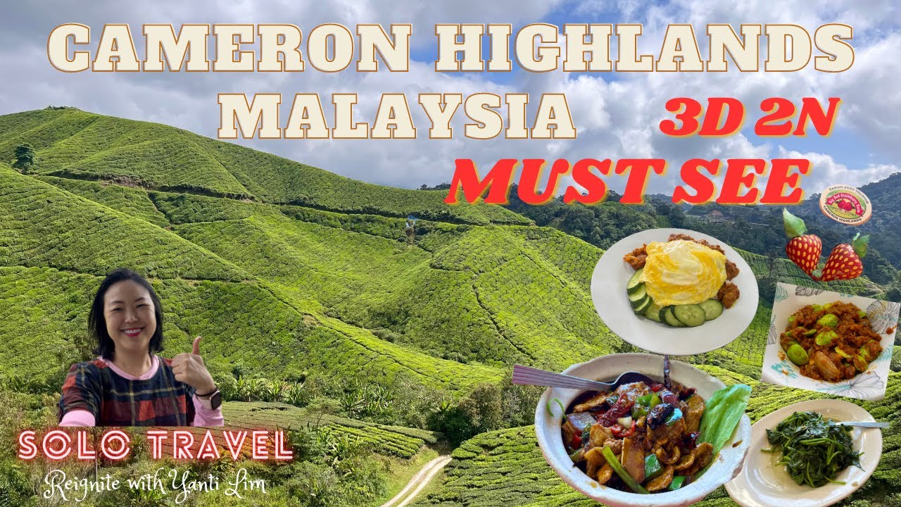 3D2N Cameron Highland. Must See & Visit. Solo Travel @ Reignite with Yanti Lim.