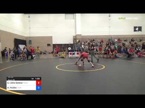 2018 Women's National /Novice Girls 90 RR Rnd 1 - Skylar Little Soldier (Team) Vs. Ashten Hubbs (T