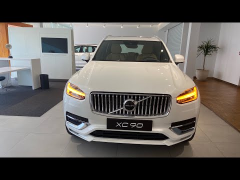 2022 Volvo XC90 SUV 7 Seats - White Color | Interior & Exterior Details
