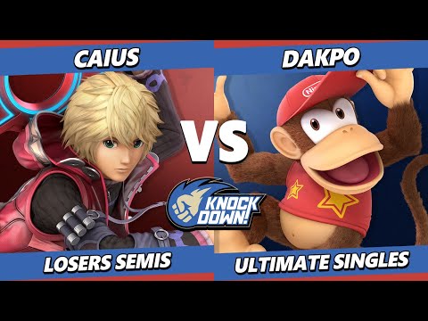 Knockdown 85 Losers Semis - Caius (Cloud, Shulk) Vs. Dakpo (Diddy Kong) Smash Ultimate - SSBU