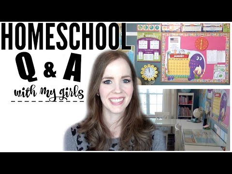 HOMESCHOOLING Q & A WITH MY GIRLS! | Do They Like Homeschooling, Fave Subjects & MORE! Video