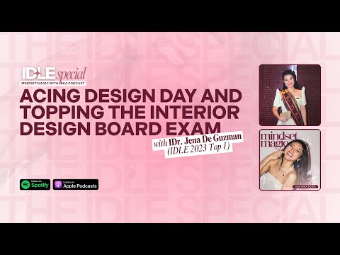 how to top the interior design board exam + ace speed drafting, design day ✨ Mindset Magic with Mika