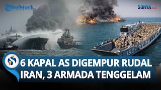 Iran Ngamuk! 6 Kapal Perang AS Dihantam Rudal di Kuwait: 3 Tenggelam, Sisanya Rusak Parah