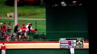 2012 LLWS Clips- Canada vs Latin America (Part 4/9) James Gonzalez grand slam