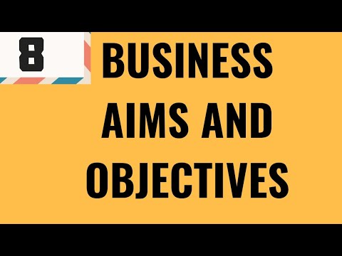 1.3.1 Business aims and objectives GCSE Business Studies