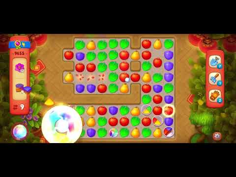 Gardenscapes Hard Level 9655 No Boosters