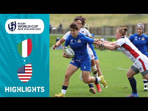 RWC2021 Match Highlights: USA v Italy!