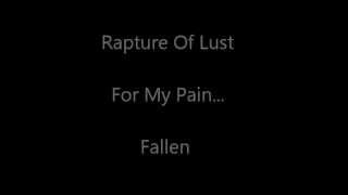 For My Pain- Rapture Of Lust