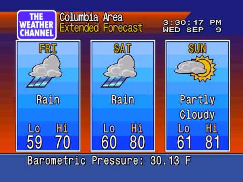 WeatherSTAR 4000 9/9/09 (Columbia, MD)