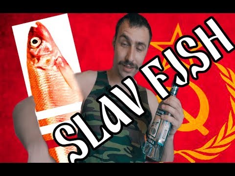 SUPERGOPNIKS - SLAV SNACKS FOR VODKA - HOW TO DRINK VODKA - SLAV COOKING TUTORIAL - SLAV FISH