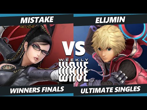 Weekly Wave 25 Winners Finals - Mistake (Bayonetta) Vs. elijmin (Shulk) SSBU Ultimate Tournament