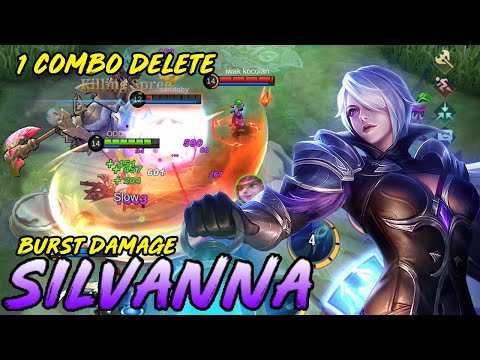 UNBEATABLE FIGHTER MAGICAL DAMAGE - Silvanna Best Build 2021 - Build Silvanna Tersakit 2021 | MLBB