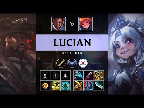 Lucian Mid vs Zoe - KR Diamond Patch 25.12