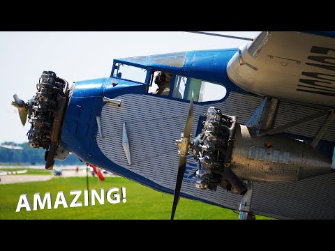 Going for a Ride in the Ford Trimotor at EAA Oshkosh Airventure 2019