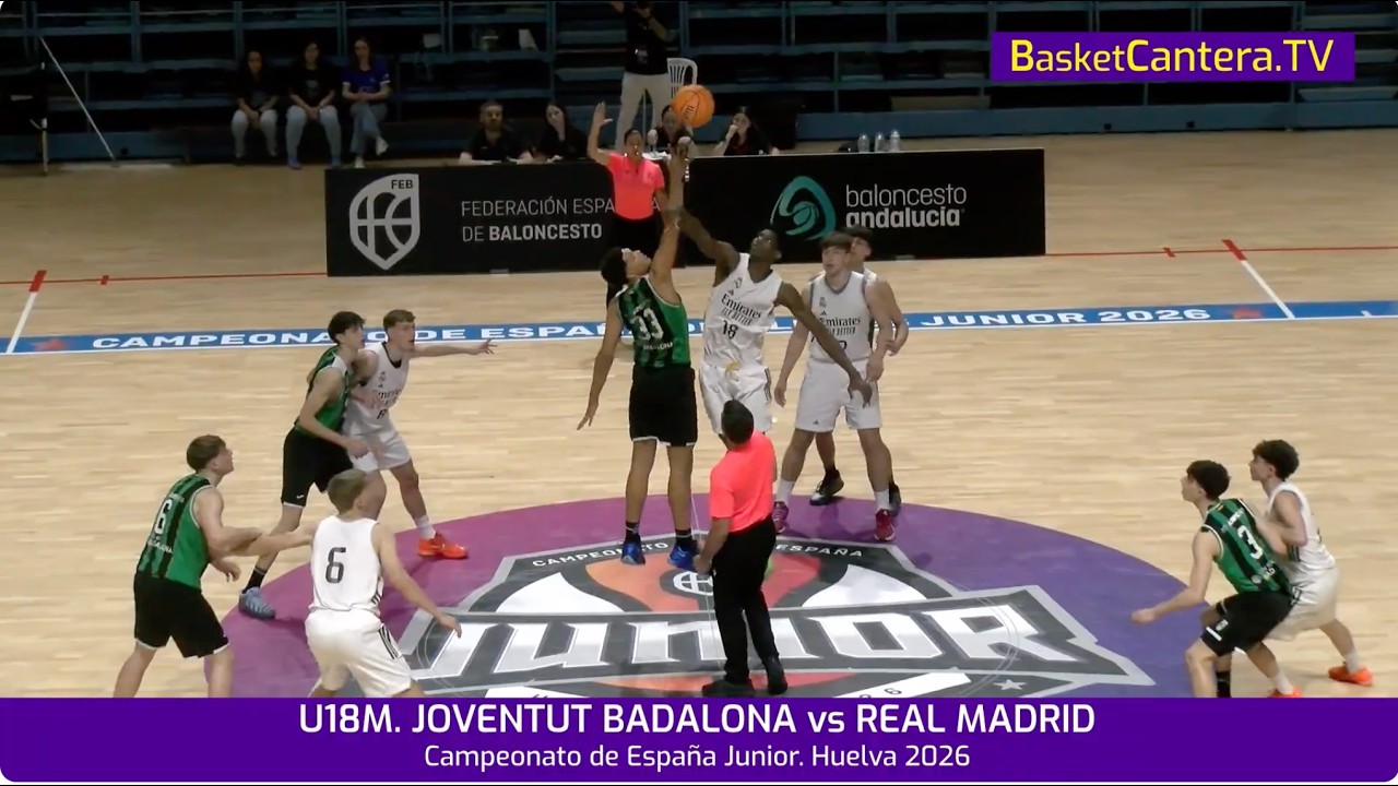 U18M. JOVENTUT vs REAL MADRID.- Semifinal Cpto. España Junior 2026 #RESUMEN CANASTAS