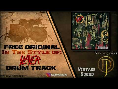 Slayer Styled Free Original Drum Track {Vintage Sound} - 202 BPM (FREE DOWNLOAD)