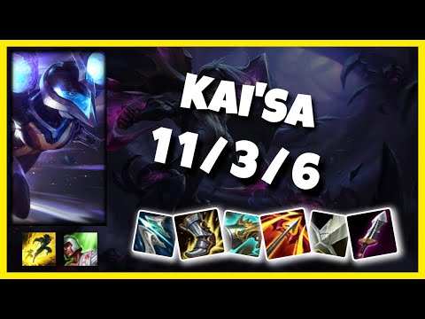 Kai'Sa vs Miss Fortune NA Challenger BOT (11/3/6) - v11.1