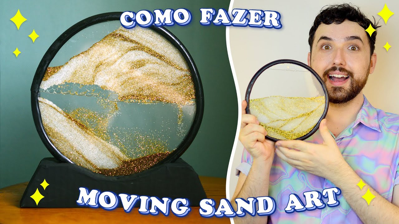 COMO FAZER MOVING SAND ART | Dica de decoração barata | DIY Sandscape