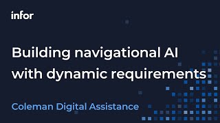 Download the video "How to Build Navigational AI with Dynamic Requirements"