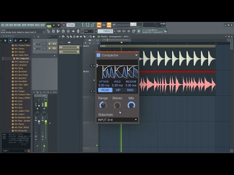 How to set up Kilohearts Compactor with a sidechain input: Windows, FL Studio, VST3