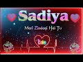 Sadiya Name Art Whatsapp Status Video