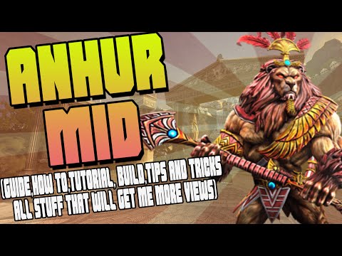 Smite: Anhur Mid ( Guide, How To, Tutorial, Build, Strategy, Win Every Game)