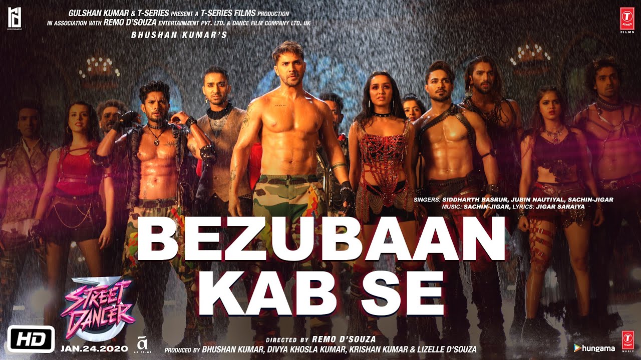 Bezubaan Kab Se Lyrics (Full HD) – Street Dancer 3D | New Bollywood Song Bezubaan Kab Se Lyrics (Full HD) – Street Dancer 3D | New Bollywood Song