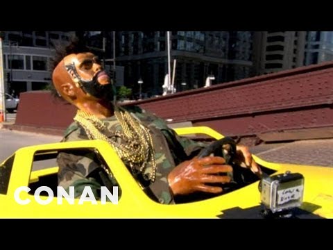 State Street Bridge Jumps: Mr. T & Obese Wisconsin Tourist | CONAN on TBS