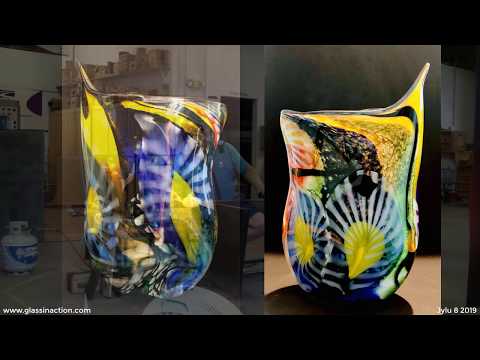 Murrini and Multi-Color Vase