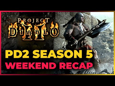 First Weekend Recap - 3 GG Finds So Far!! - Project Diablo 2 Season 5 Ascension
