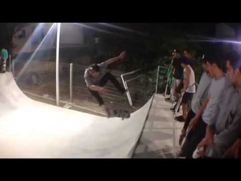 Eduardo Narcizo inauguração da mini ramp em Zimbros