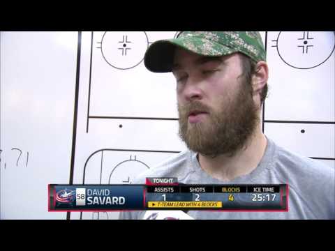 Post Game: David Savard (10/21/16)