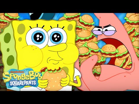 Every Krabby Patty Ever Eaten ???? | 30 Minute Compilation | SpongeBob