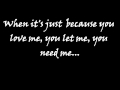 Maybe~ Kelly Clarkson lyrics