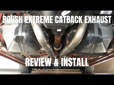 ROUSH EXTREME CATBACK EXHAUST INSTALL & REVIEW!!