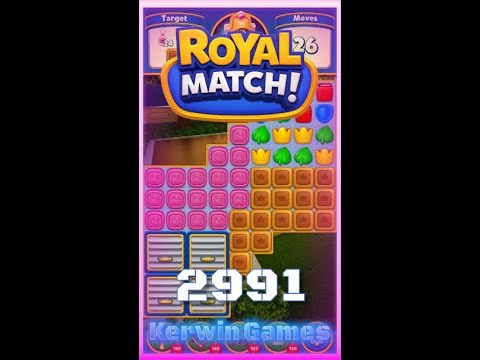 Royal Match Level 2991 - No Boosters Gameplay