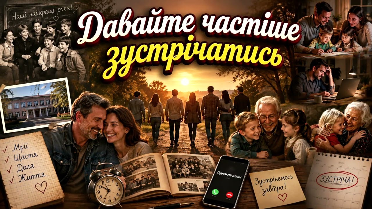 Давайте частіше зустрічатись — сучасна українська пісня про дружбу, шкільні спогади та життя