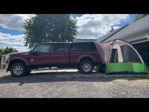 Napier Truck Cap Tent. Attaches to Topper