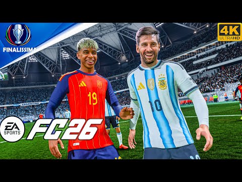 FC 26 – Argentinien gegen Spanien – FINALISSIMA 2026 – Komplettes Spiel – Elfmeterschießen | PC™ ...