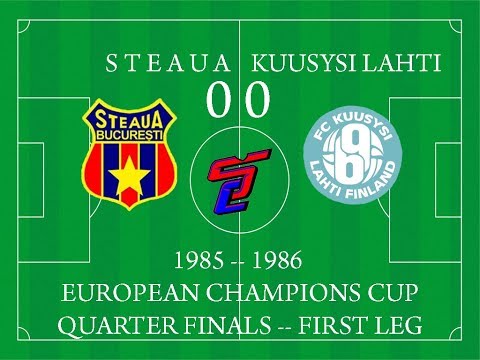 Steaua 0-0 Kuusysi Lahti (1985/1986 ECC)