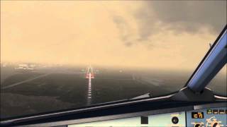 [FSX HD] Cloudy day go around and landing in Venice Marco Polo Airport