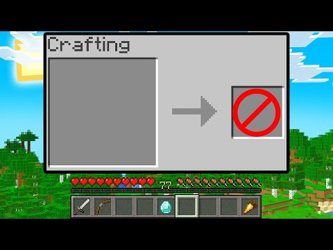 MINECRAFT MA NON PUOI CRAFTARE NULLA