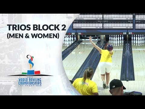 Trios Block 2 Squad 3 (Men and Women) - World Bowling Championships 2017