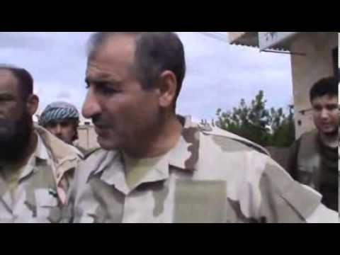 جولة للعقيد قاسم سعد الدين على العناصر المرابطين على جبهة وادي الضيف في ريف إدلب