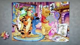 Winnie the Pooh Disney Puzzle Game Tigger, Piglet, Eeyore, Kids learning Toys Puzzles De
