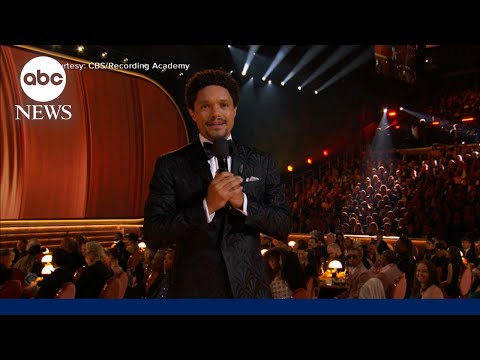 Trump responds to Trevor Noah's Epstein joke at the Grammy's